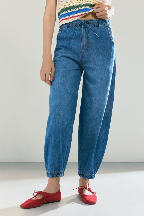 High Spirits Jeans Ribbon azul