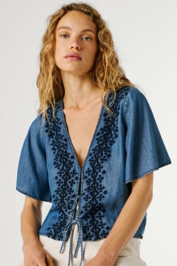 Blusa manga corta
