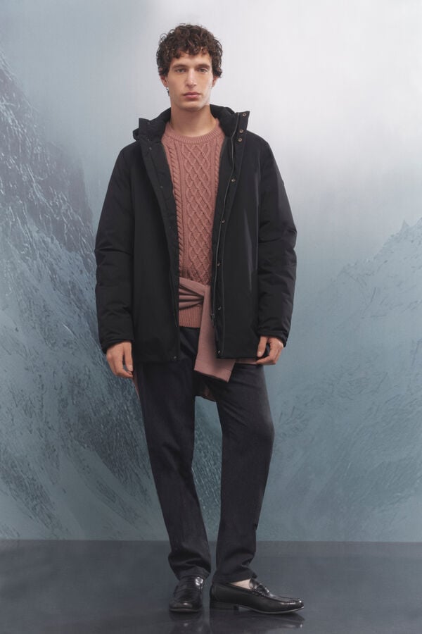 Springfield Thermal puffer parka black