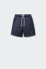 Springfield Kids Basic jogger Bermuda shorts black