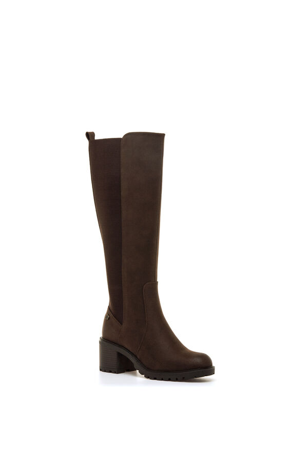 MTNG Botas de cano alto com sola dentada cru