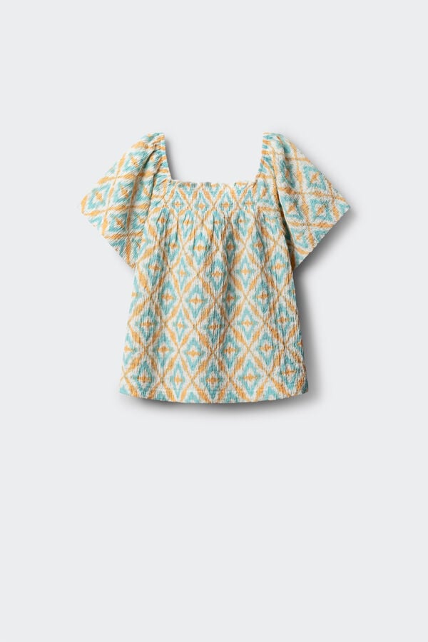 Springfield Kids Blusa ikat para menina bege