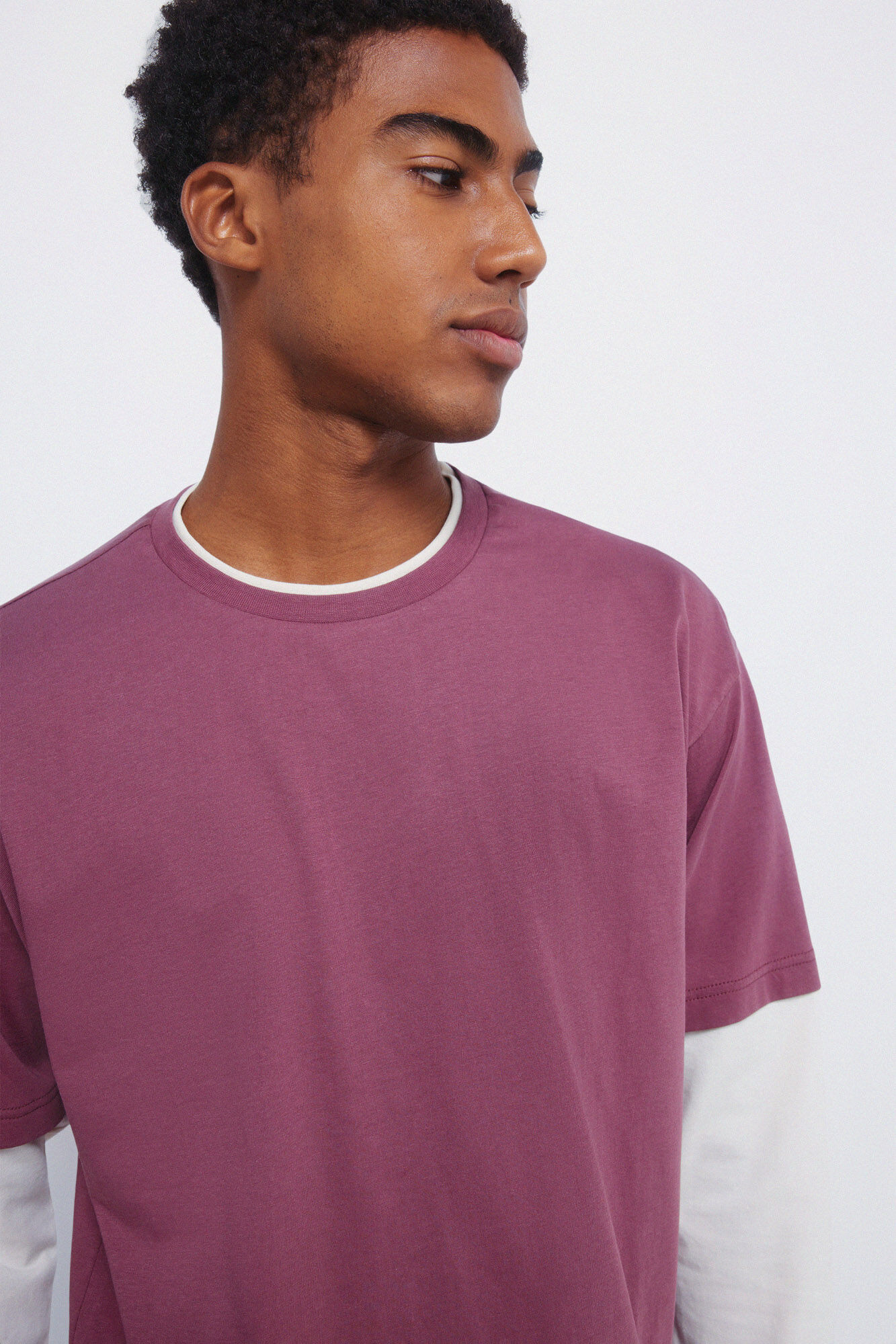 Springfield T-shirt manga manga dupla