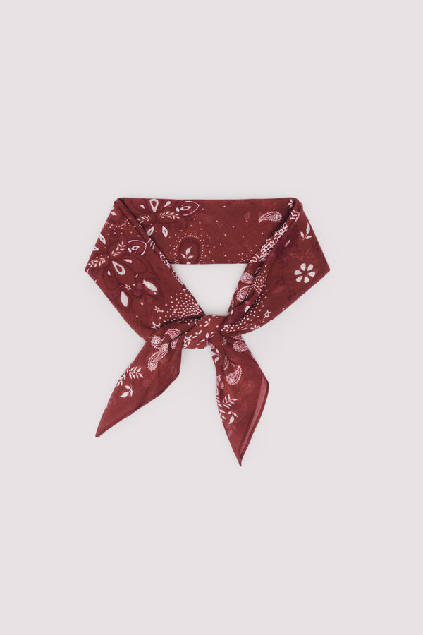 Springfield Cachecol bandana paisley estampado