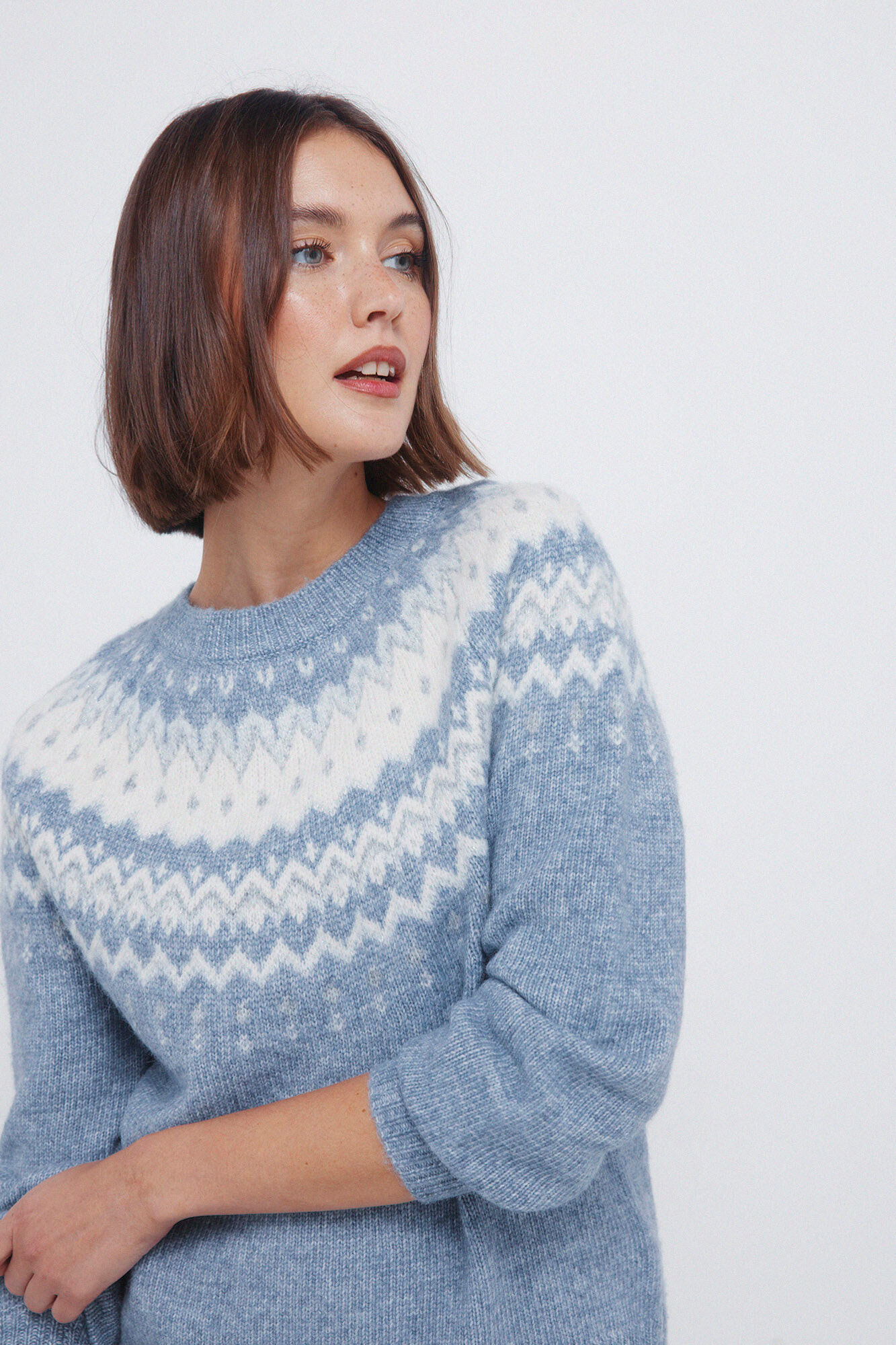 Springfield Camisola com detalhes jacquard 