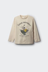 Springfield Kids Camiseta de manga larga estampado calavera skater niño estampado