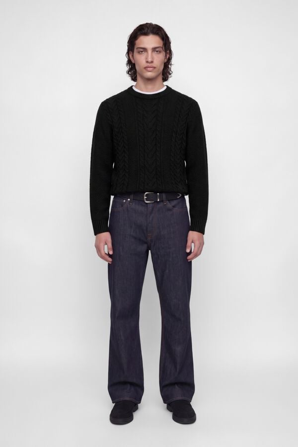 Jack & Jones Camisola regular gola redonda cinzento