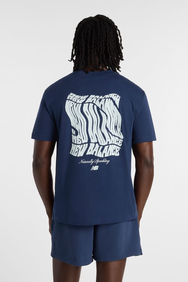 New Balance T-shirt de manga curta azul