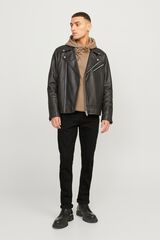 Jack & Jones Jeans slim cinco bolsos preto