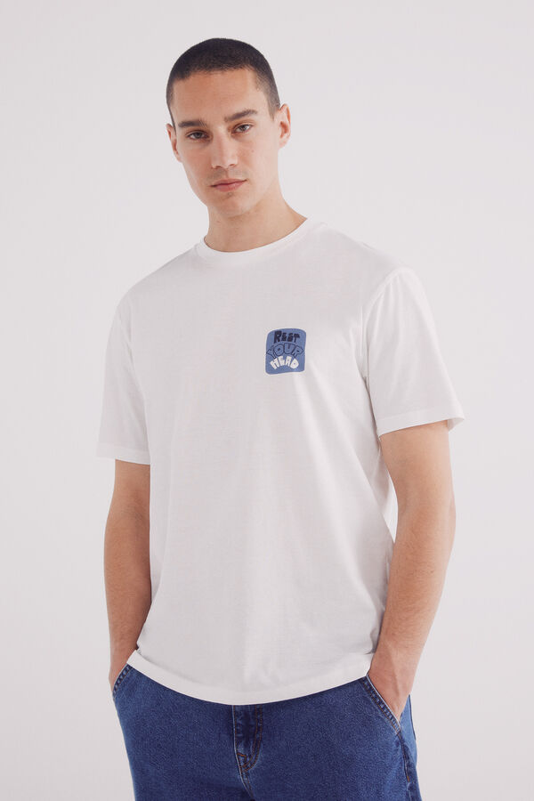 Springfield Rest your mind t-shirt beige