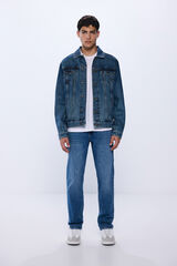 Springfield Regular fit jeans steel blue