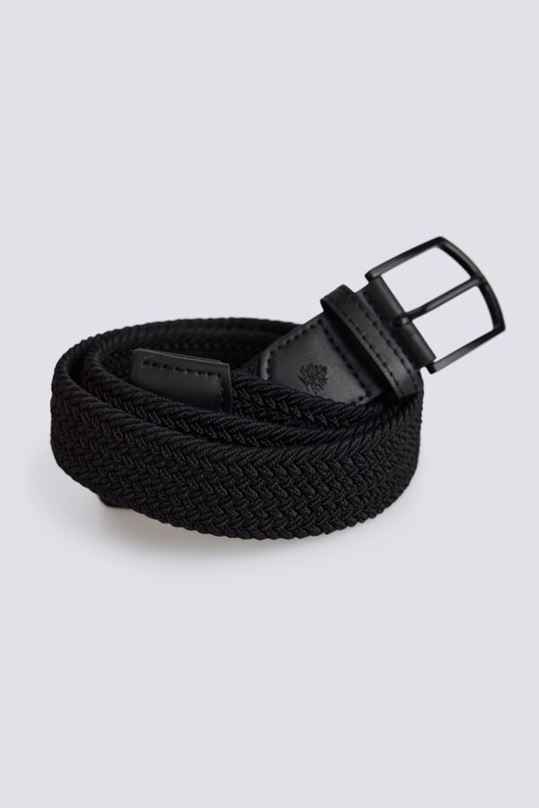 Springfield Braided basic belt black