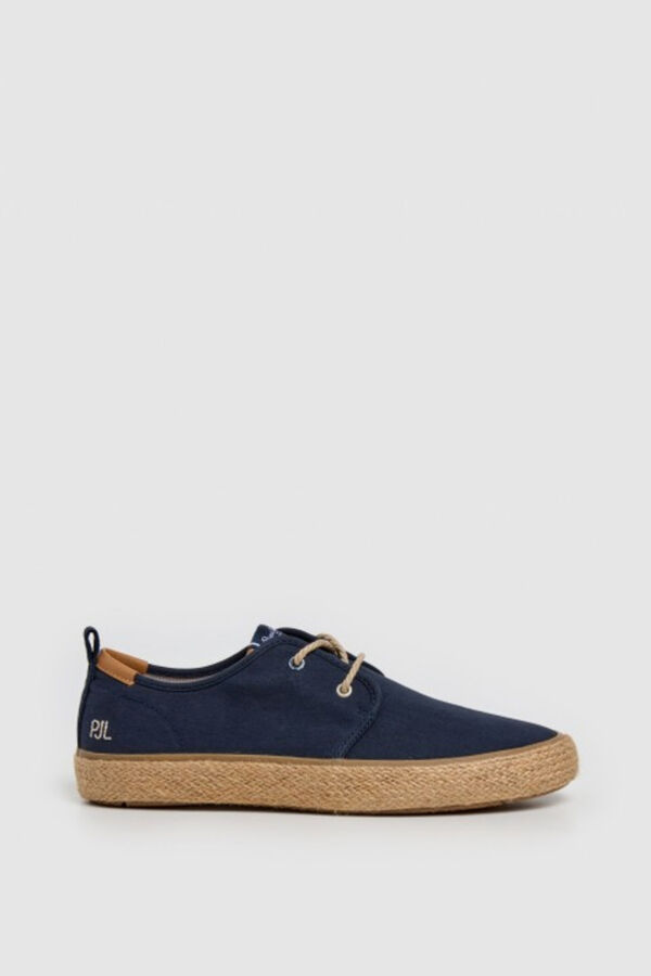 Pepe Jeans Zapatos cl&aacute;sicos de algod&oacute;n azul