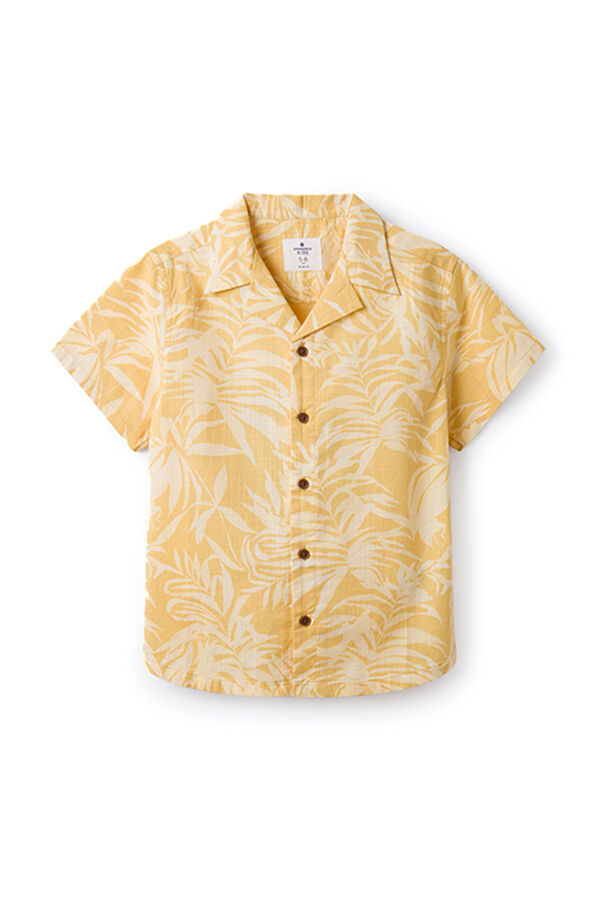 Springfield Boy's leaf shirt yellow