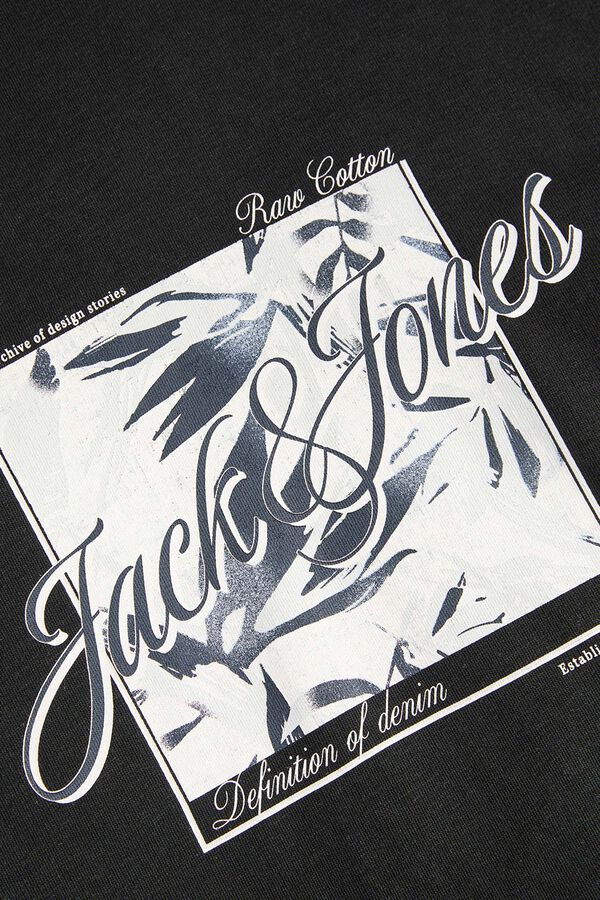 Jack & Jones Cotton hooded sweatshirt black