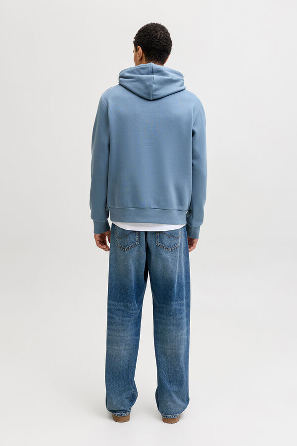 Jack & Jones Sweatshirt de capuz regular fit cinzento