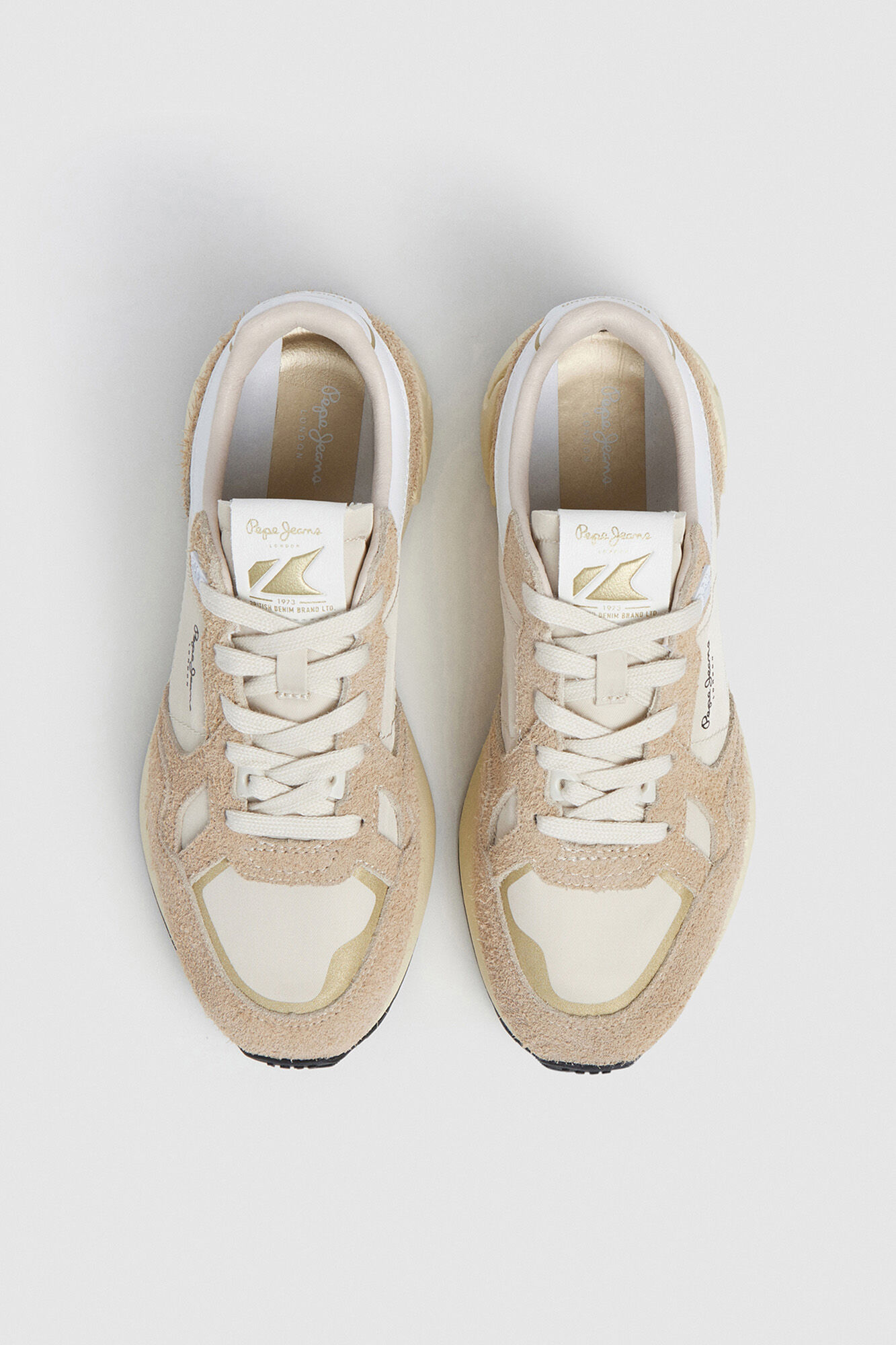 Pepe Jeans T&ecirc;nis com detalhes em Camur&ccedil;a