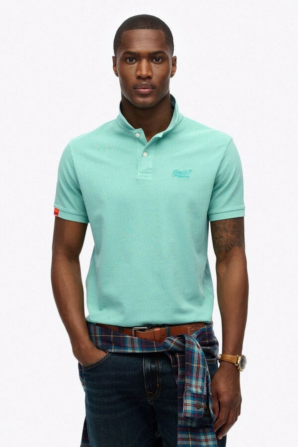 Superdry Vint Destroy Polo azul