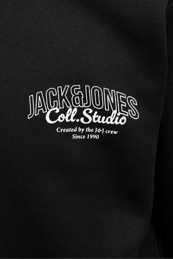 Jack & Jones Sweatshirt básico com logo  cinzento