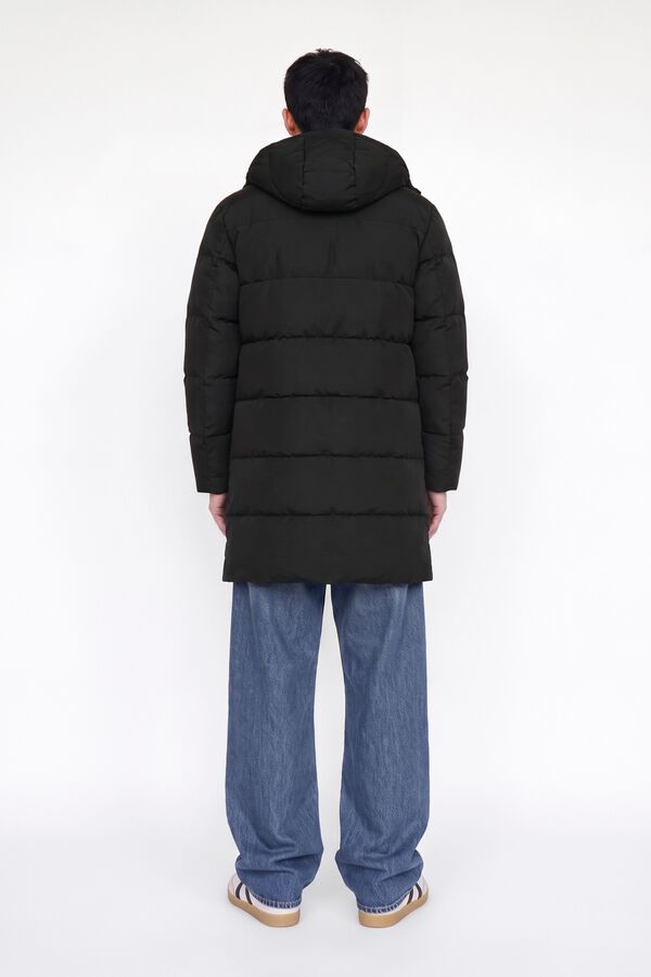 Jack & Jones Blus&atilde;o comprido com capuz preto