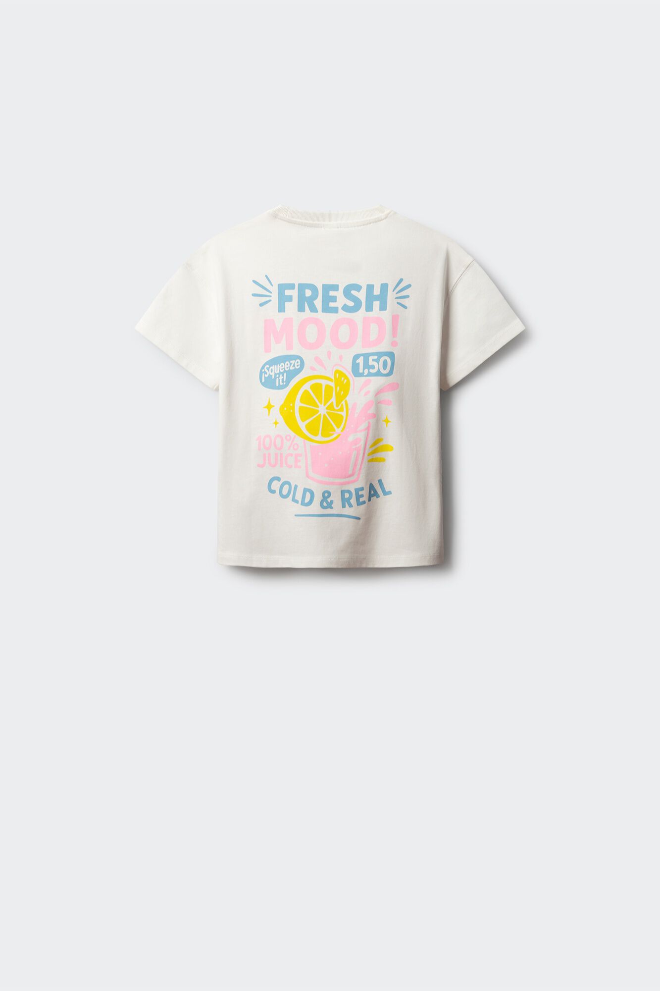 Springfield Kids T-shirt de manga curta limonada para menina