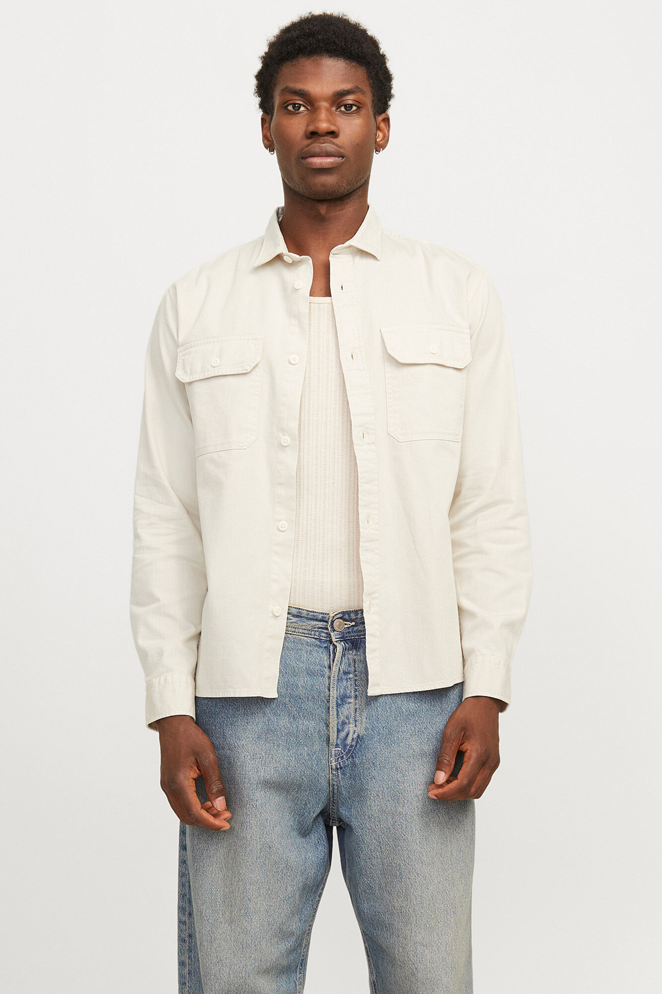 Jack & Jones Camisa de sarja de regular fit