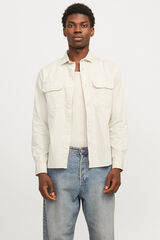 Jack & Jones Camisa de sarja de regular fit cinzento