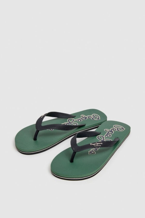 Pepe Jeans Sand&aacute;lias com sola EVA verde