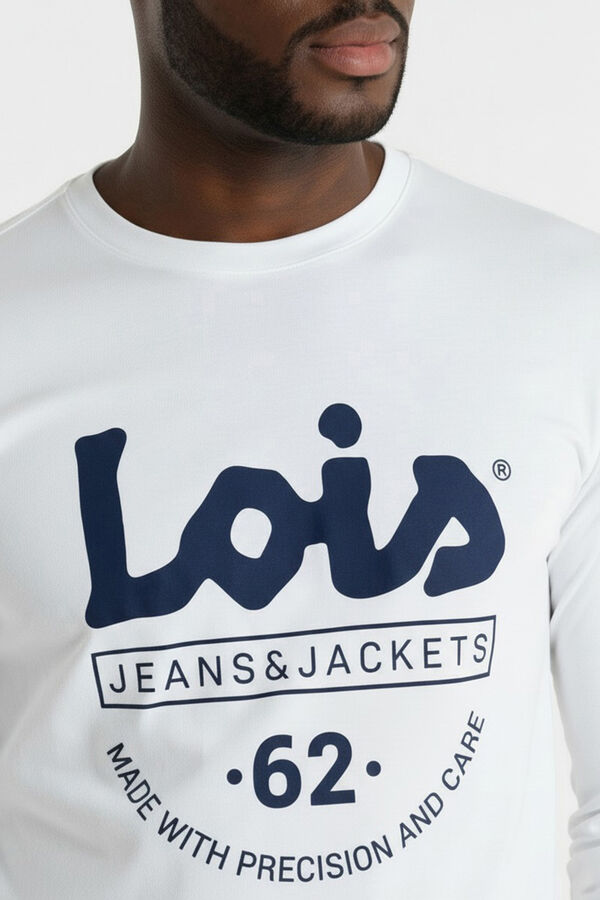 Lois T-shirt manga comprida branco