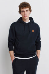 Springfield Plain hooded sweatshirt blue