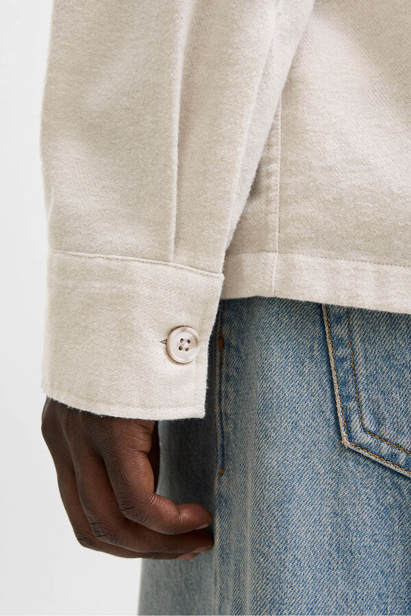 Jack & Jones Camisa oversize de corte holgado gris