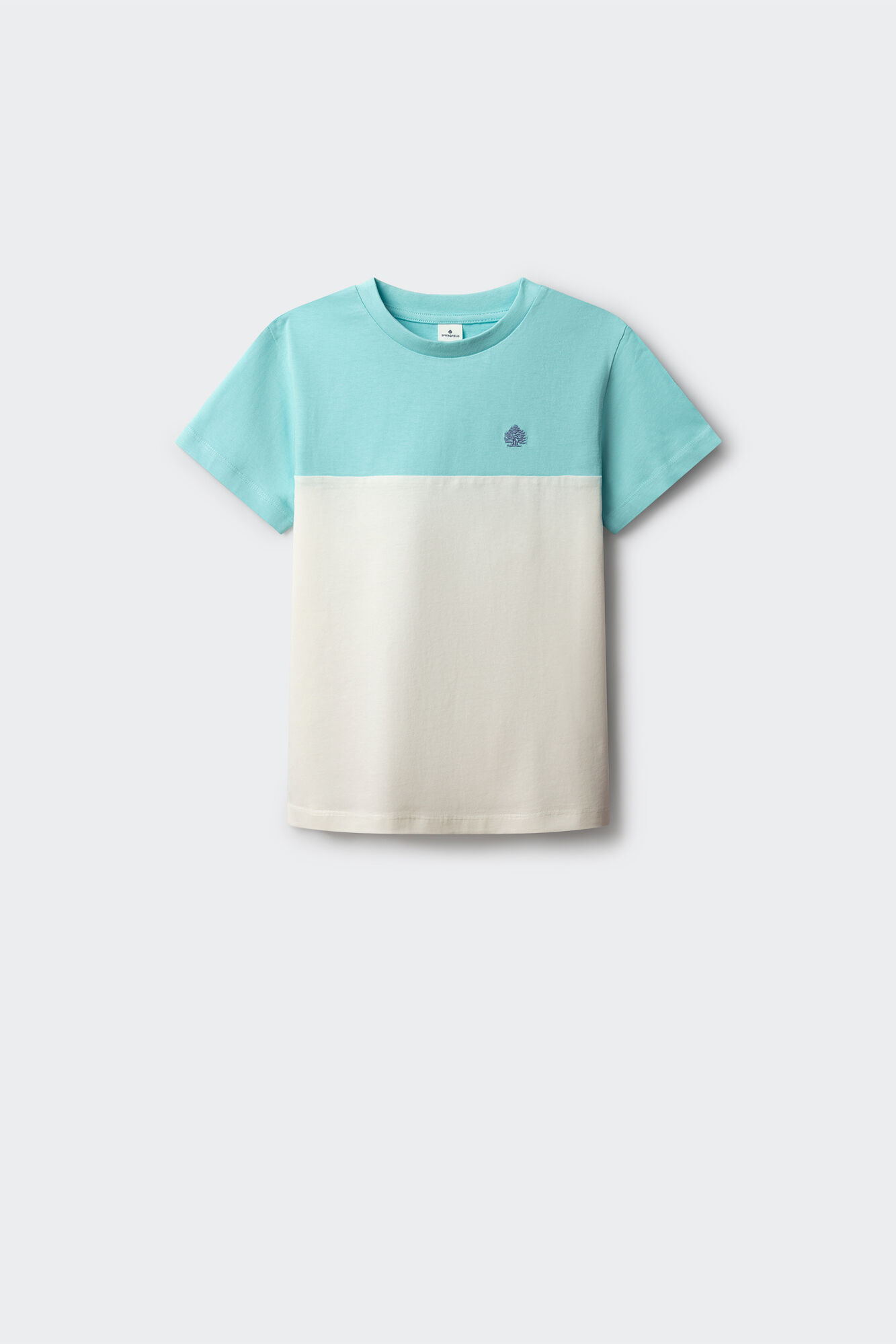 Springfield Kids T-shirt manga curta color block para menino