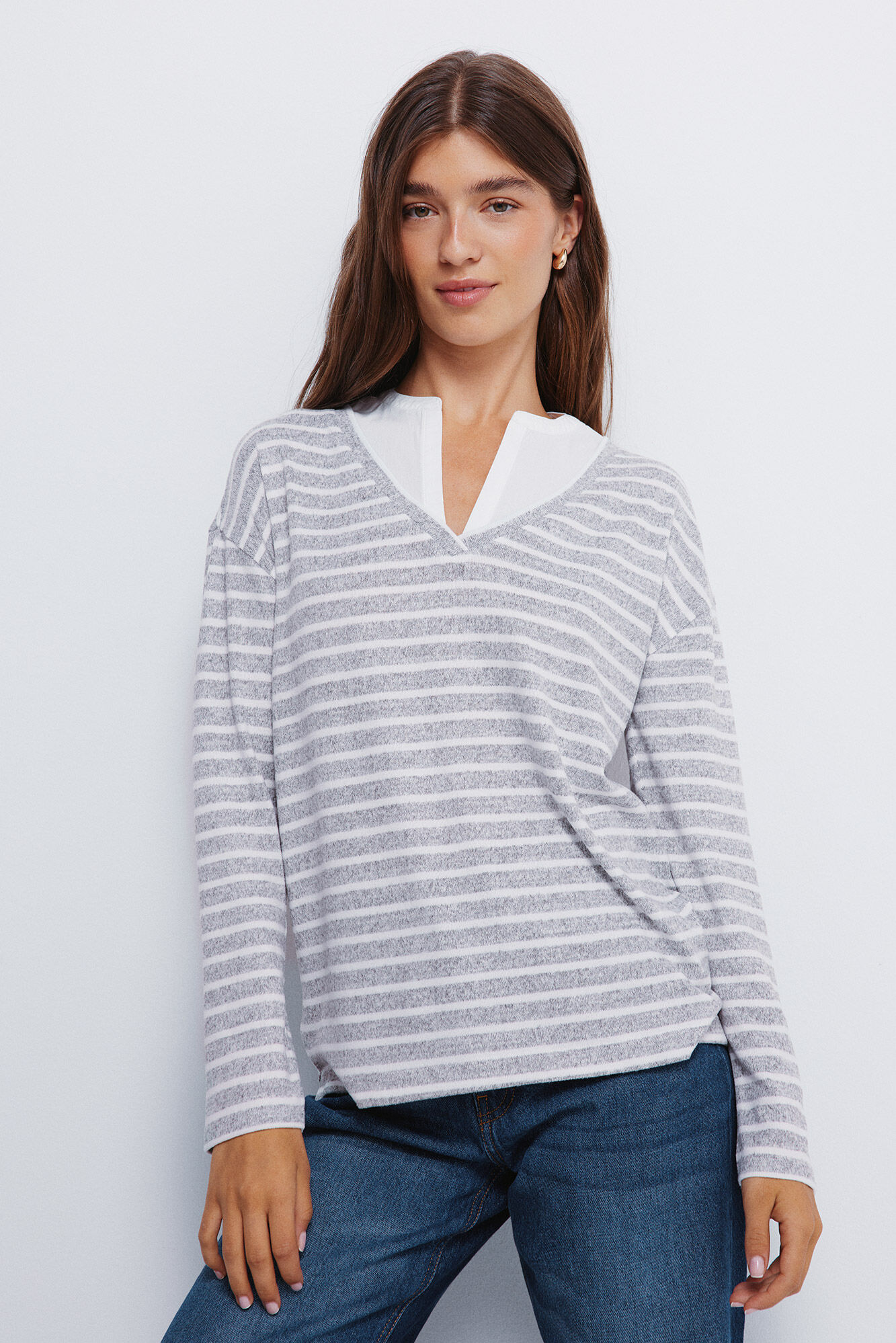 Springfield T-shirt gola combinada