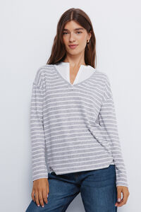 Springfield T-shirt gola combinada