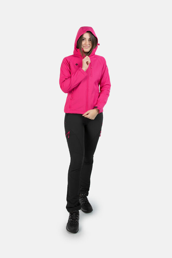 Izas Chaqueta Cortavientos Softshell Haiti fucsia