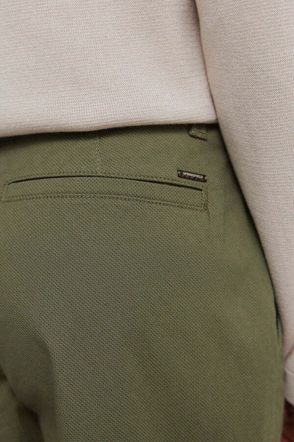 Springfield Cal&ccedil;as chino microestampado slim fit estampado