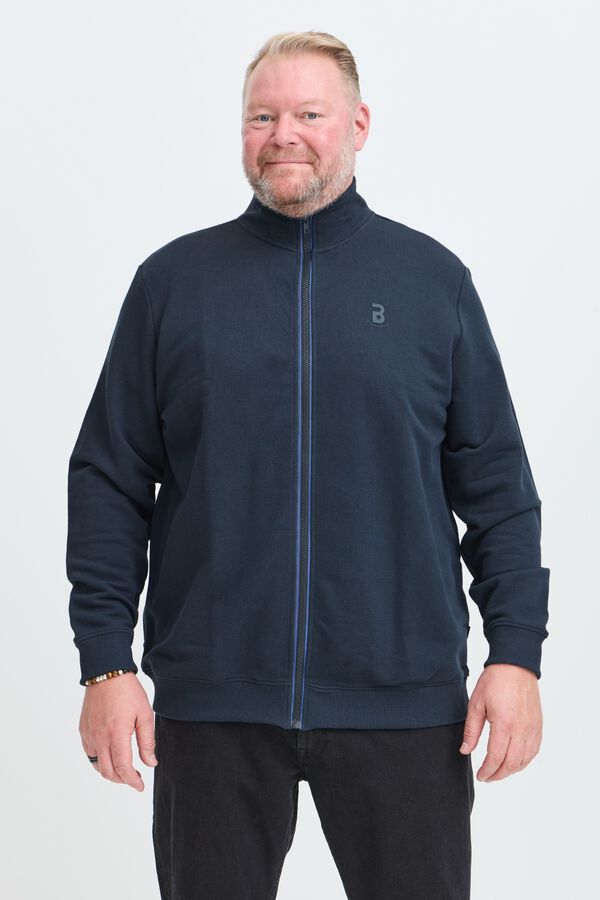 Blend PLUS Sweatshirt piqu&eacute; Plus azul