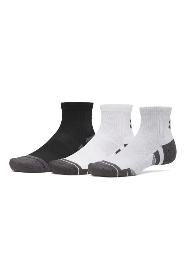 Under Armour Pack de 3 meias soquete branco