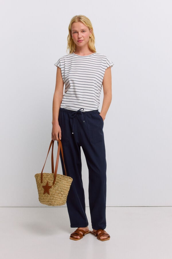 Springfield Cal&ccedil;a jogger azul