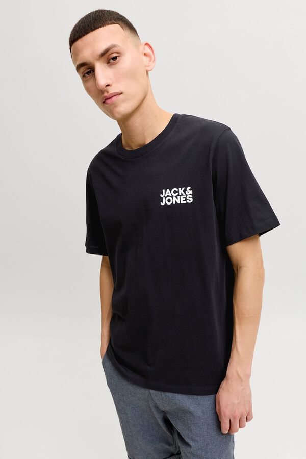 Jack & Jones Logo short sleeve T-shirt black