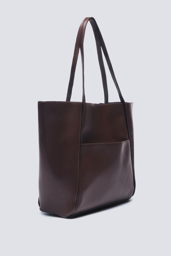 Springfield Mala tote bag macia castanho