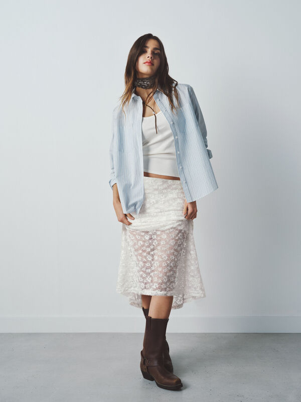 High Spirits Saia de sonho bege