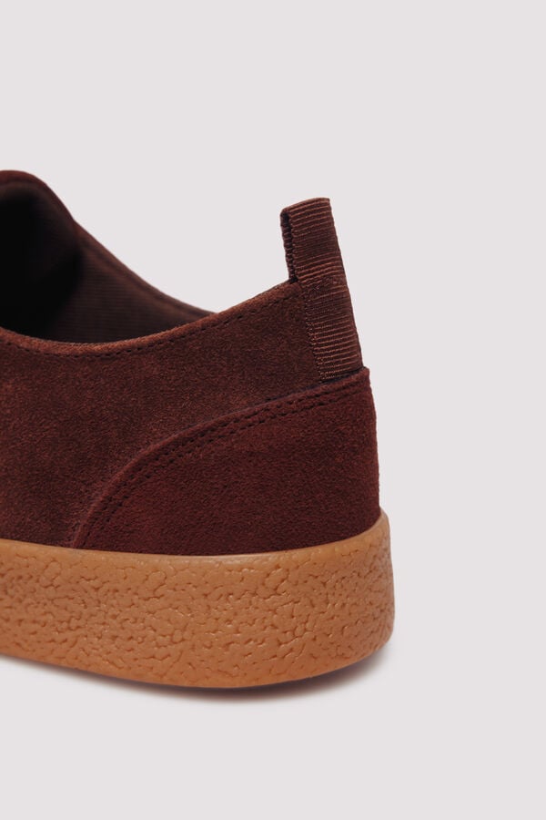 Springfield sapato de couro casual castanho