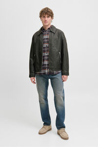 Jack & Jones Blusão estilo motociclista