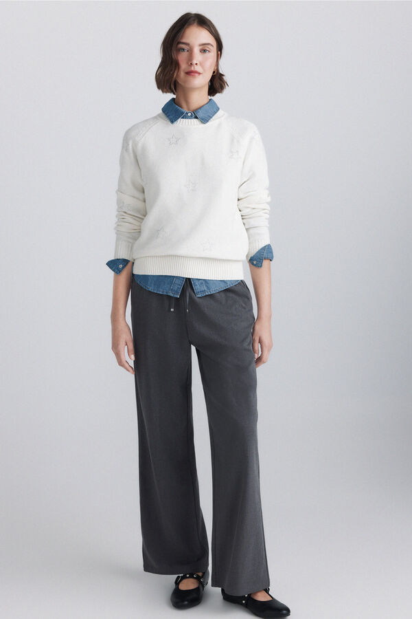 Springfield Camisola estrelas branco