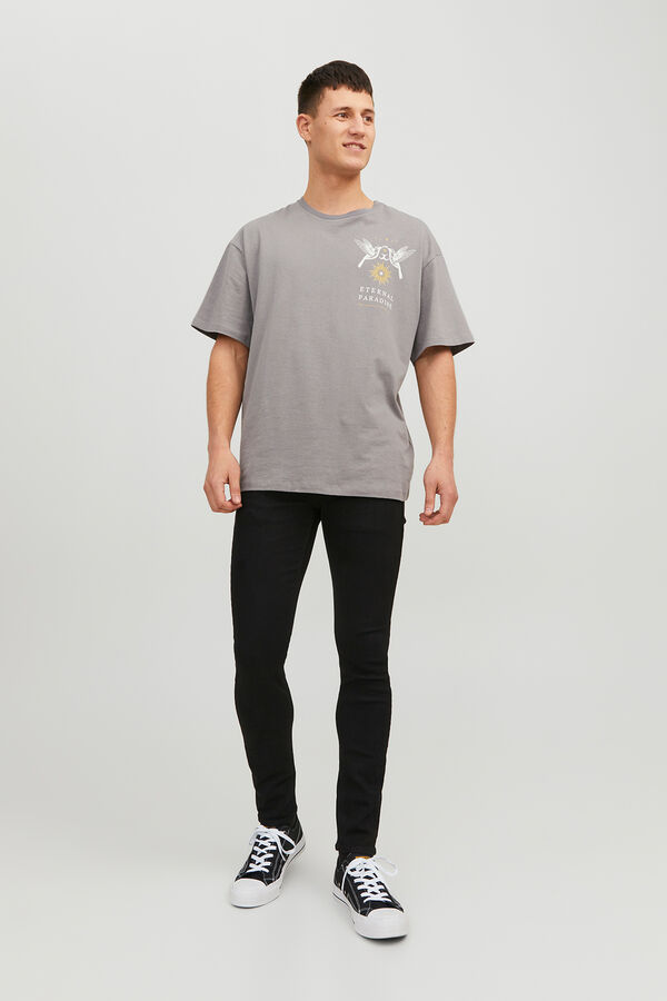 Jack & Jones Jeans skinny cintura baixa stretch preto