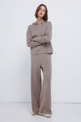 Springfield Cal&ccedil;a culotte de malha cinzento