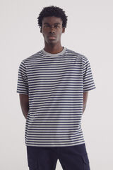 Springfield riscas estampada listrada cinzento