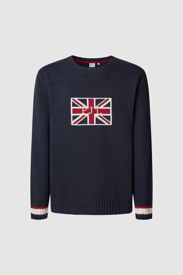Pepe Jeans Camisa Union Jack Regular Fit azul