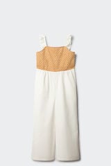 Springfield Kids Jardineiras de crochet para menina bege